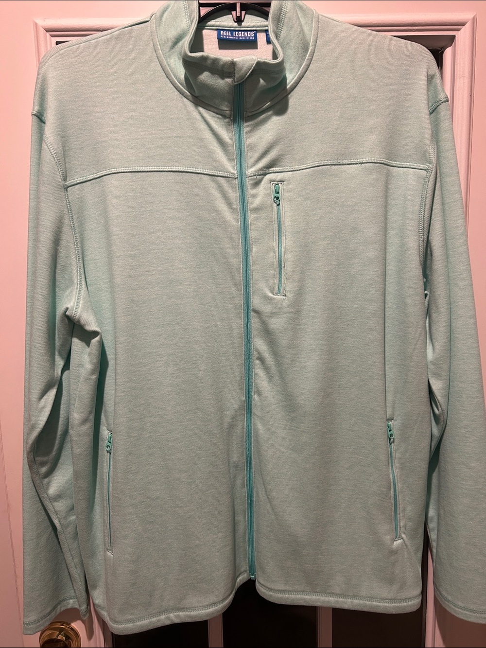 Reel Legends Mint Full-Zip Utility Jacket